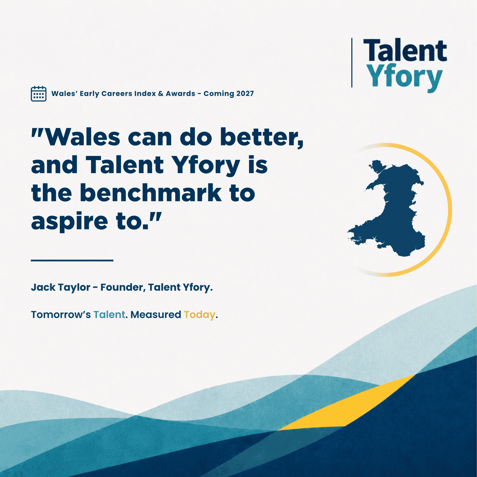 Wales' first Early Careers Awards announced, built on Talent Yfory Index